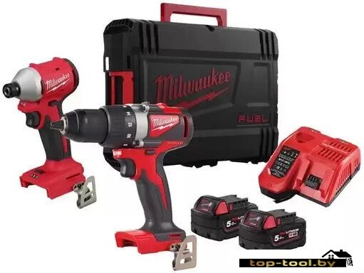Milwaukee M18 BLPP2B3-502X 4933492846 (шуруповерт, винтоверт, 2 АКБ, кейс)