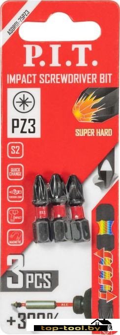 Набор бит P.I.T. ASDR01-25PZ3