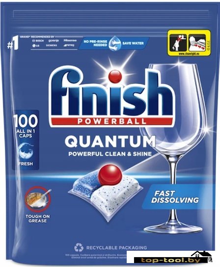 Капсулы для посудомоечной машины Finish Powerball Quantum 5999109581501 (100 шт)