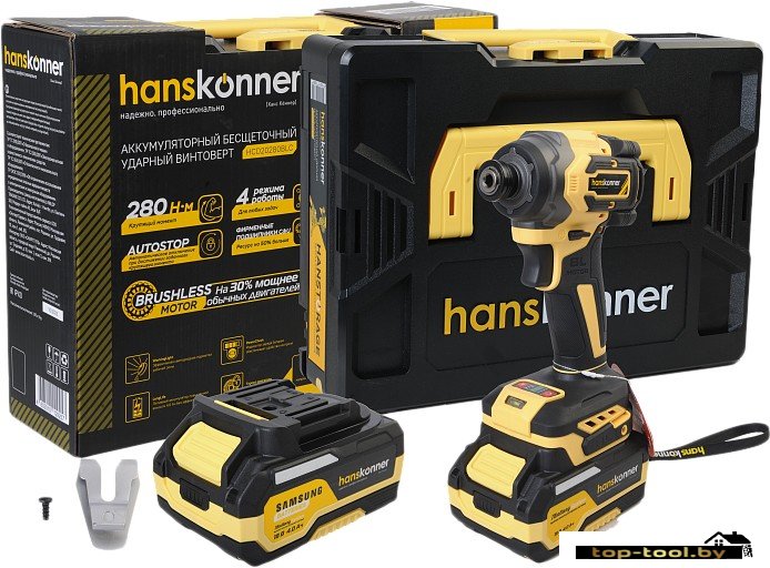 Винтоверт Hanskonner HCD20280BLC (с 1-им АКБ, кейс)