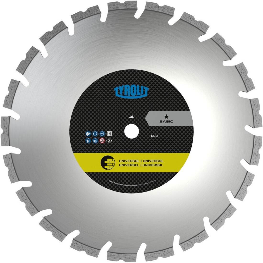 Отрезной диск алмазный Tyrolit Basic DCU 350x3.2x25.4 34501462