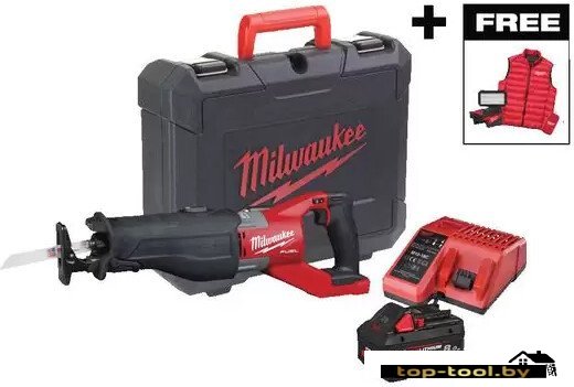 Сабельная пила Milwaukee M18 FSXMC-801C 4933499455 (с 1-им АКБ, кейс)