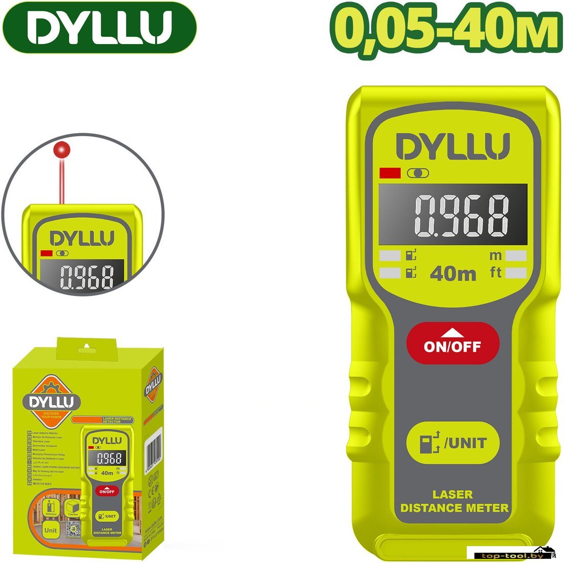 Лазерный дальномер Dyllu DTDL1504